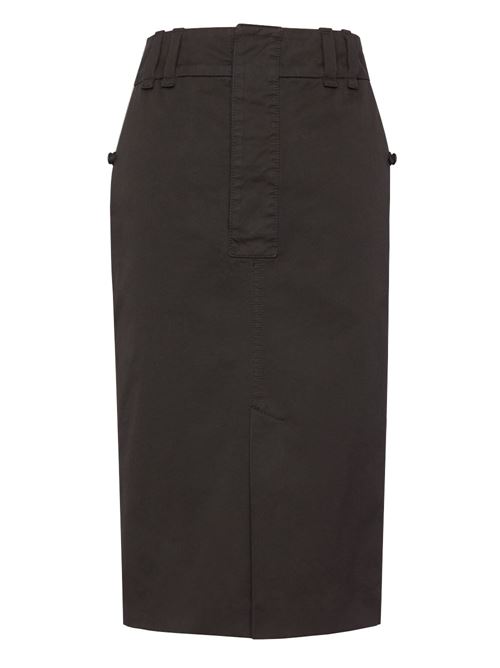 Cotton Pencil Skirt SAINT LAURENT | 786191Y04VF1376